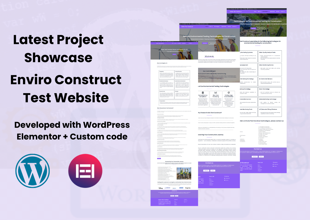 Enviro Construct Test Website