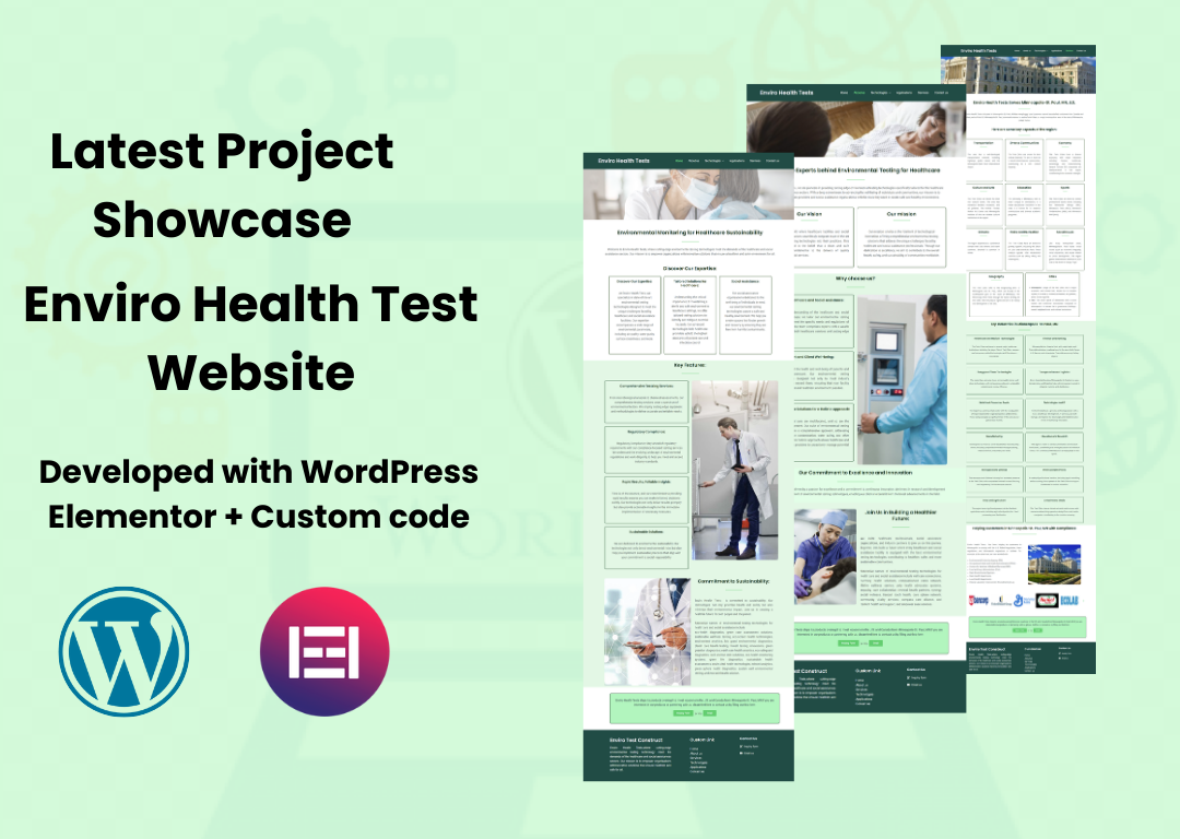Enviro Health Test Website